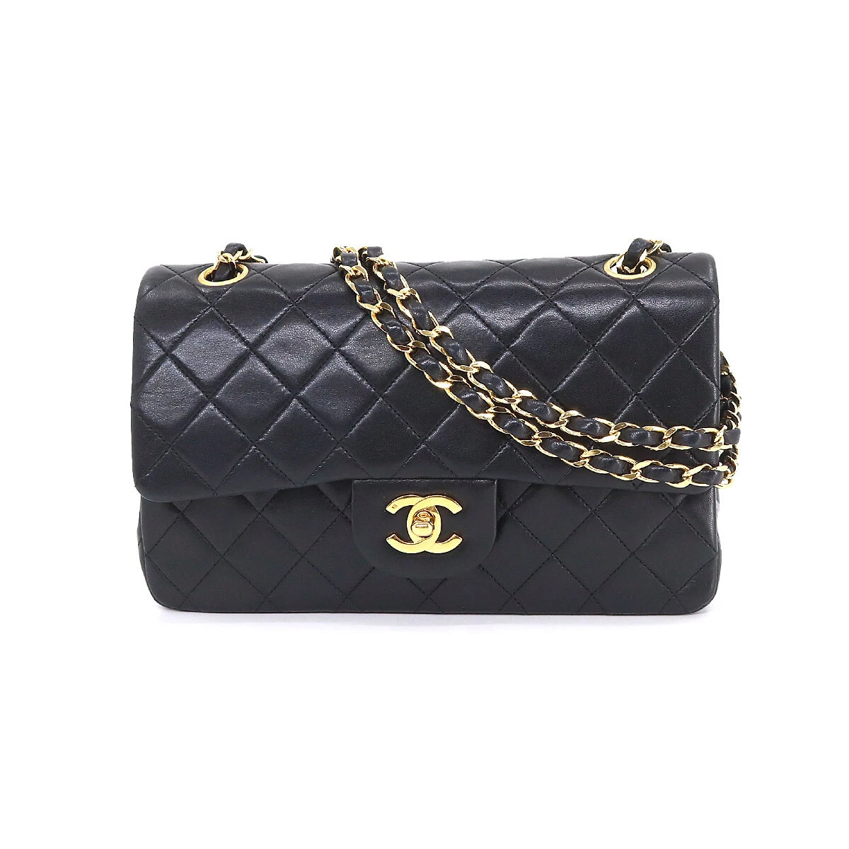 CHANEL-Matelasse-Caviar-Skin-Chain-Shoulder-Bag-Black-A20993 – dct