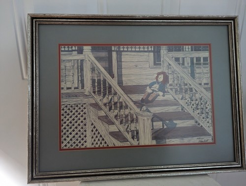 Vintage Hobbyist Raggedy Ann Artwork Collection 129/150 "G Boutivell"? Signed - Picture 2 of 6
