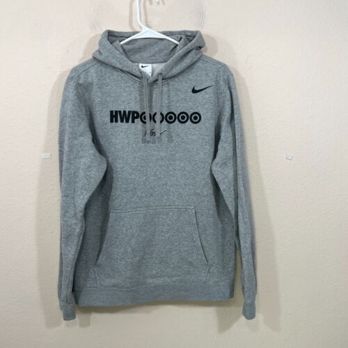 Nike Matt Fraser HWPO Hard Work Pays Off Mens Size M Hoodie Gray Pockets RARE