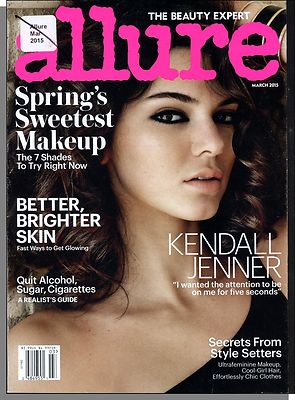 Allure - 2015, March - Kendall Jenner, Better Brighter Skin, Quit Bad Habits