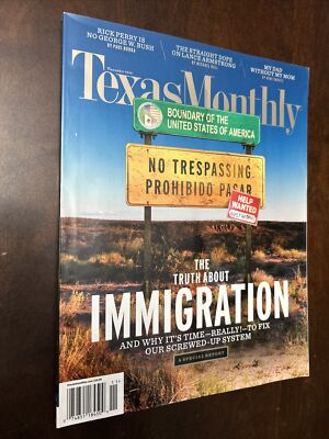 Texas Monthly Magazine November 2010 Immigration Lance Armstrong