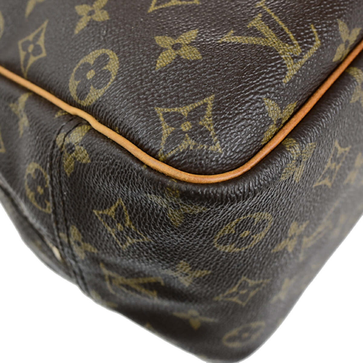 Louis Vuitton ドーヴィル LOUIS VUITTON LV Logo Deauville Hand Bag Monogram Leather