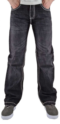 Peviani Boy’s Kids Denim Jeans – Urban Designer Streetwear Stitch Pockets -Black - 第 1/4 張圖片