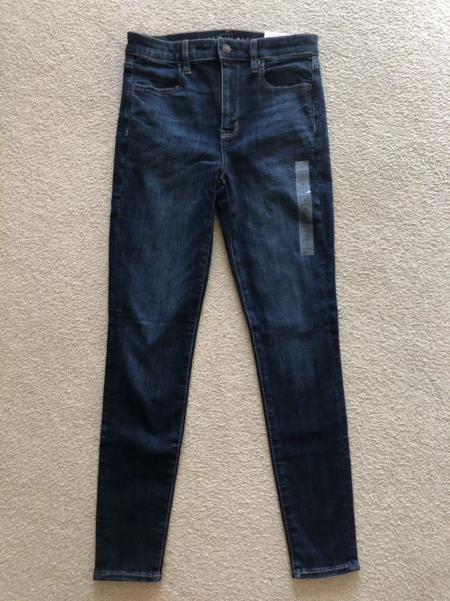 American Eagle AEO High Rise Skinny Jegging Blue Jeans Women's