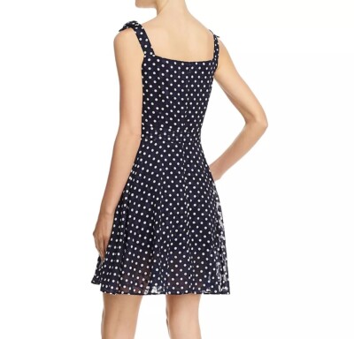 betsey johnson blue polka dot dress Betsey Johnson | Dresses | Vintage 9s Betsey Johnson Dress Black White Polka Dots 34 Sleeves Size 8