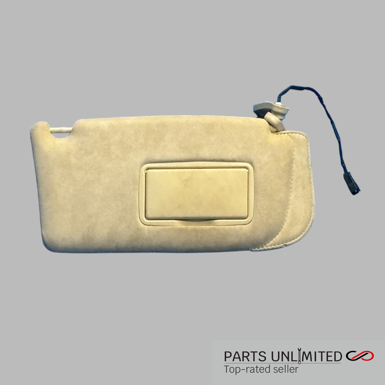 03-12 Maserati Quattroporte M139 OEM Right Passenger side sun visor shade Tan