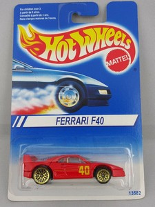 hot wheels ferrari f40 gold