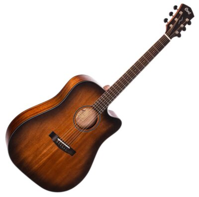 Cort Core-DC Mahogany Dreadnought Cutaway All Solid Acoustic Guitar Fishman