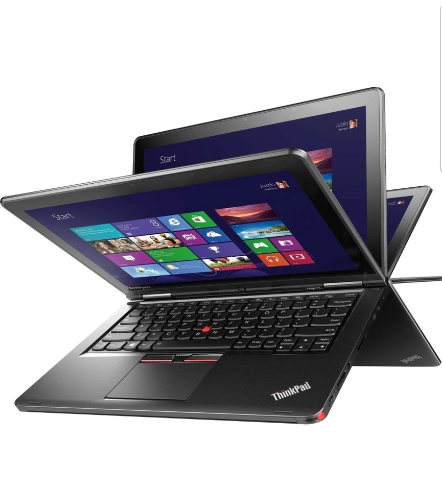 Ультрабук Lenovo 12,5 дюйма ThinkPad Yoga 12 Core i5-5300U 8 ГБ 128 ГБ SSD мультитач - Изображение 3 из 4