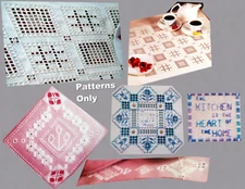 Hardanger Table Topper Specialty Stitches Kitchen Heart CROSS STITCH PATTERNS