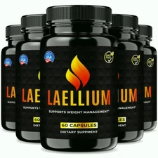 Laellium for Weight loss , Advanced Fat Burning and Energy Capsules - 5 Pack