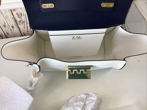 NWT ZAC POSEN EARTHA TOP HANDLE PARISIAN NIGHTS HANDBAG- SHOULDER STRAP DUST BAG - Picture 20 of 24