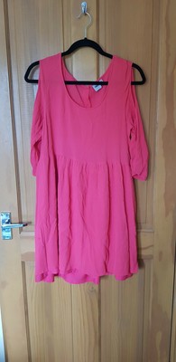 pink dress size 18