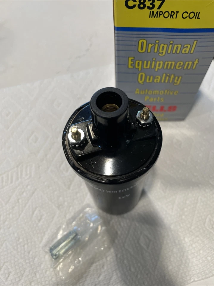 Nueva bobina de encendido universal de 12V compatible con Toyota 1968-77 BMW 69-79 Honda Mazda Foto 3 de 4