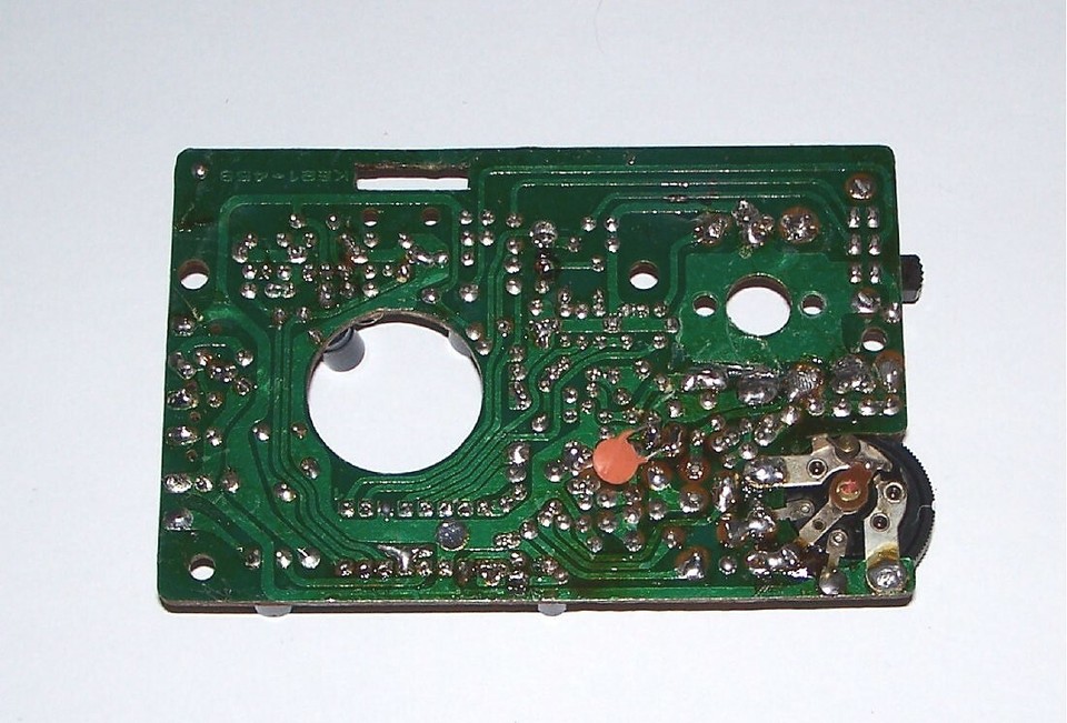 LOADED parts only AM FM transistor RADIO - w/ TA7613 IC DIY project kit ...