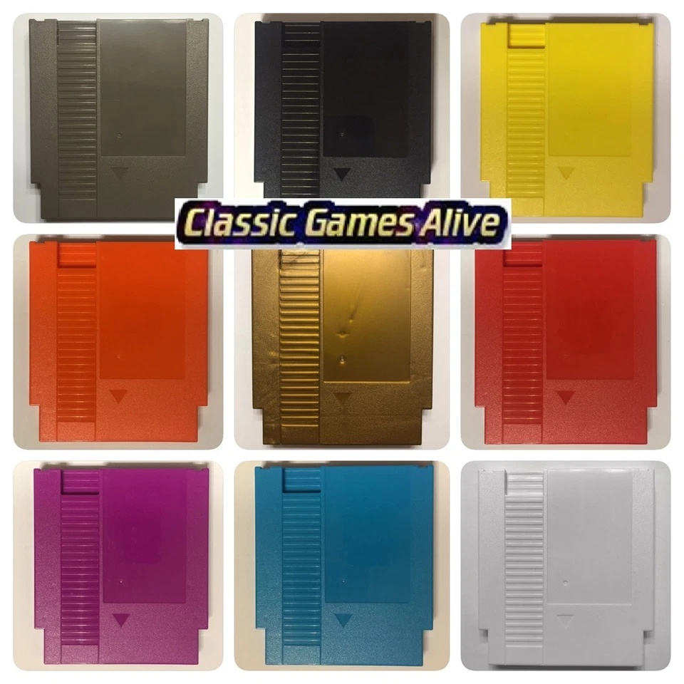 Estuche de repuesto NES carcasa de carro - transparente COLOR, dorado, astilla (Raspberry Pi) Foto 2 de 4