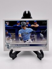 JULIO RODRIGUEZ 2022 Topps Series 2 RC ROOKIE CARD #659 Photo Variation SP MINT