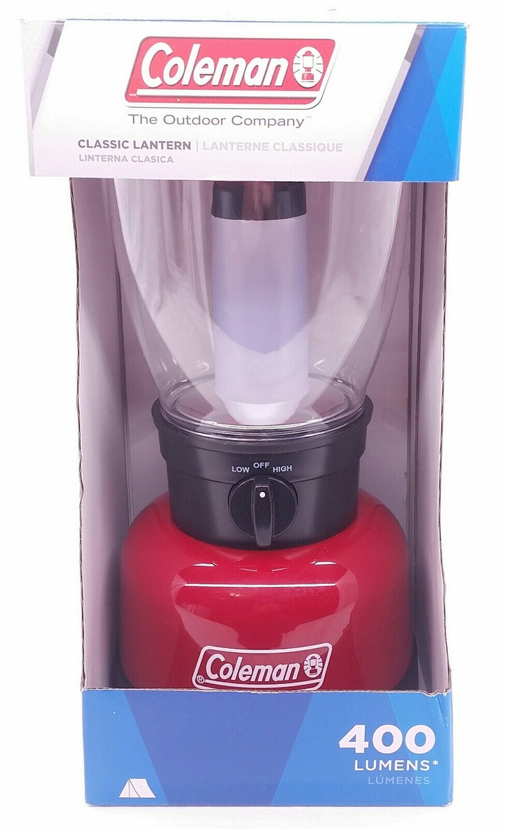 Coleman Red Classic Lantern 400 Lumen LED Portable | eBay Coleman Red Classic Lantern 400 Lumen LED Portable | eBay