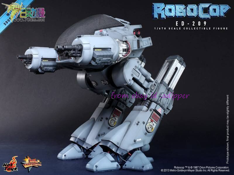 Perfect Hot Toys Mms204 1/6 Robocop:Ed-209 Action Figure In Stock