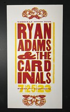 2023.07.25 RYAN ADAMS CARDINALS RYMAN HATCH SHOW PRINT Nuit #1