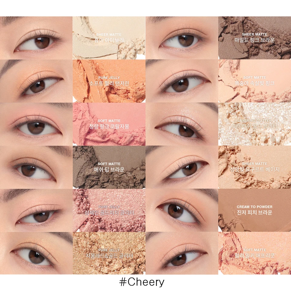 3CE New Take Eyeshadow palette 9.5g 6 colors K-Beauty - Image 3 of 4