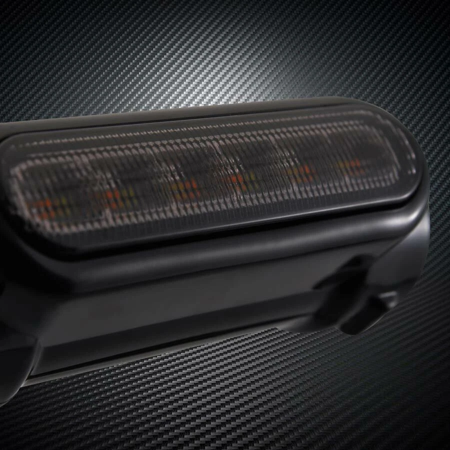 1.25" Motorcycle Turn Signal Highway Crash Bar Lights Black for Harley Victory — 第 3/4 张图片