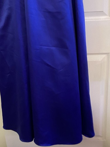 Betsy & Adam by Jaslene Formal Gown Dress Size 8 Royal Blue Maxi Vintage 90s NWT - Picture 9 of 16