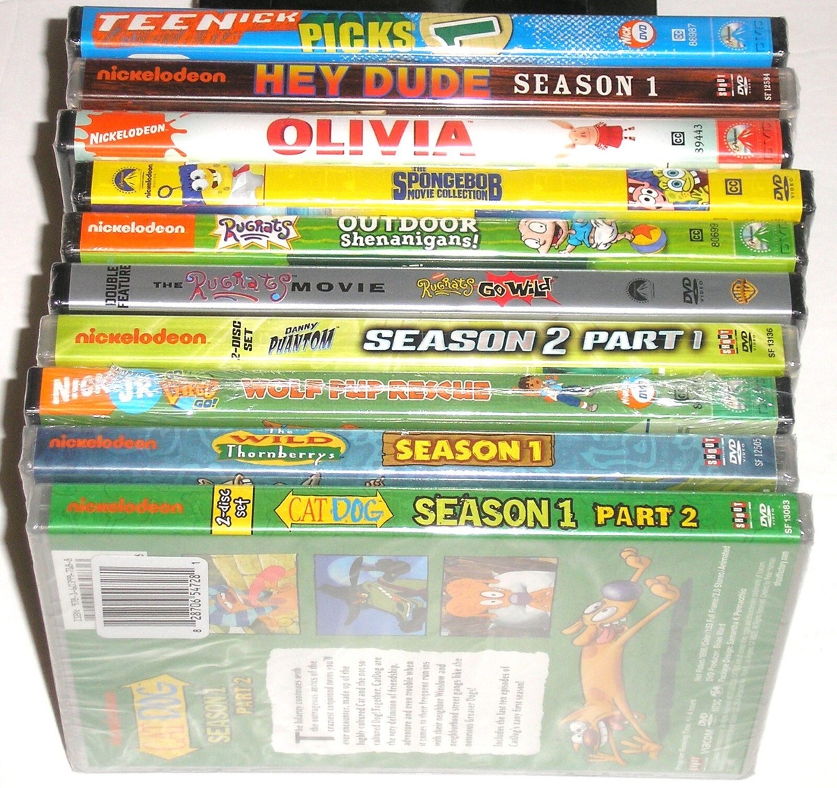 フー・キルド・ナンシー DVDBOX＋パンクス・ノット・デッド DVDBOX Kid Nickelodeon DVD Lot of 10 - Olivia SPONGEBOB MOVIE Rugrats GO