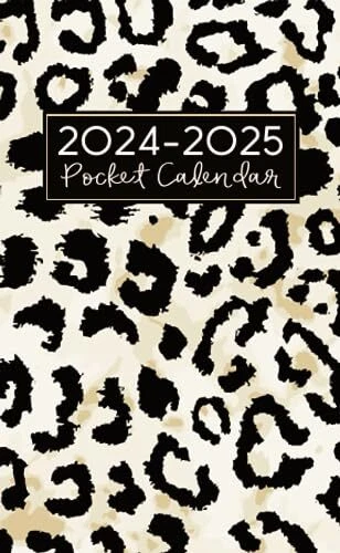 2024-2025 Pocket Calendar: 2 Year Small Monthly Agenda Holidays January  December | eBay