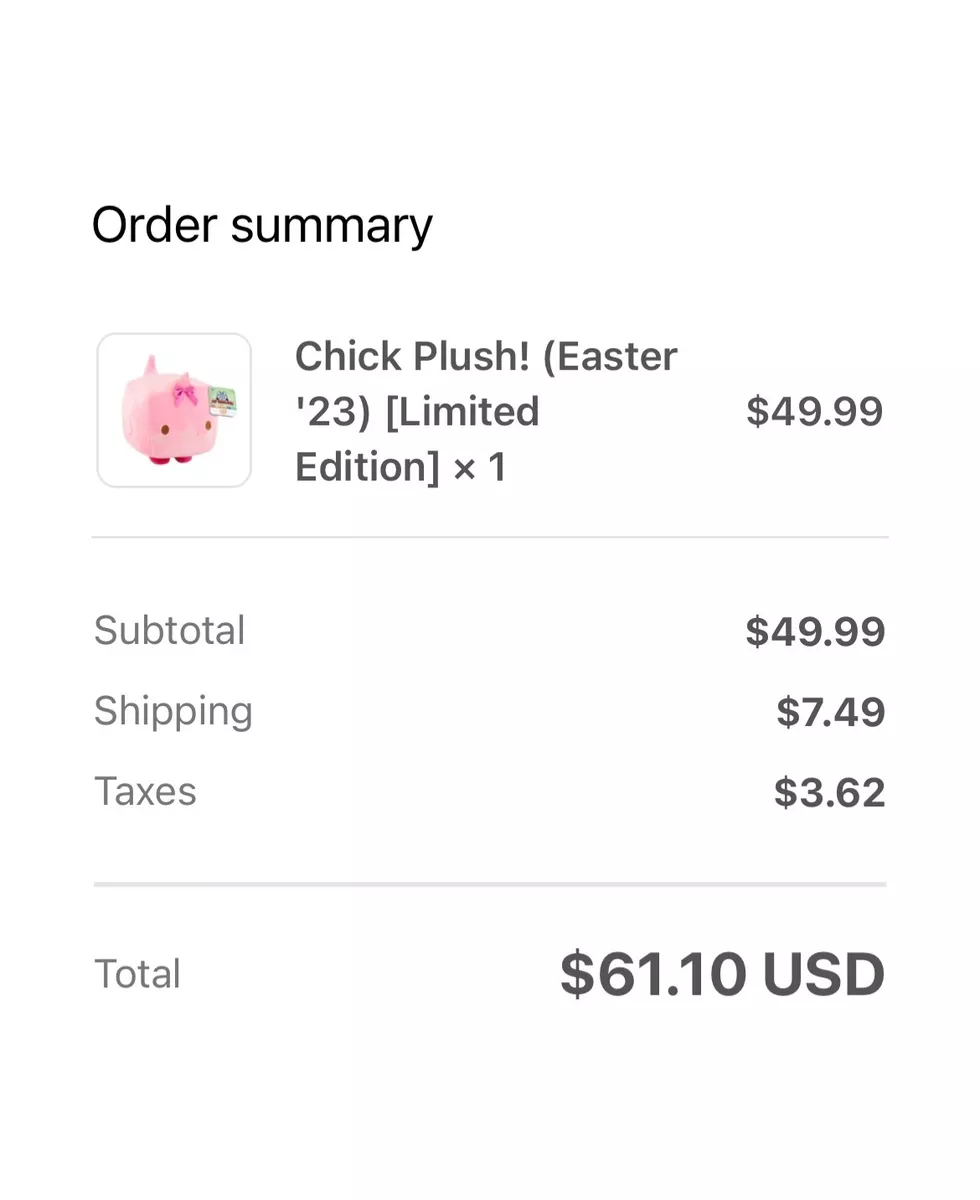 Roblox Pet simulator X Easter Chick Plush Easter '23 with CODE