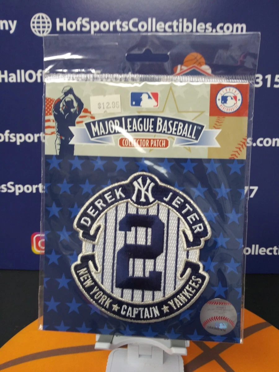 DEREK JETER RETIREMENT COMMEMORATIVE YANKEES JERSEY SLEEVE PATCH