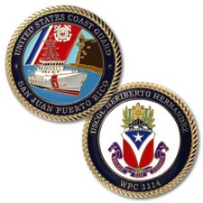 US Coast Guard Cutter USCGC Heriberto Hernandez WPC 1114 Challenge Coin
