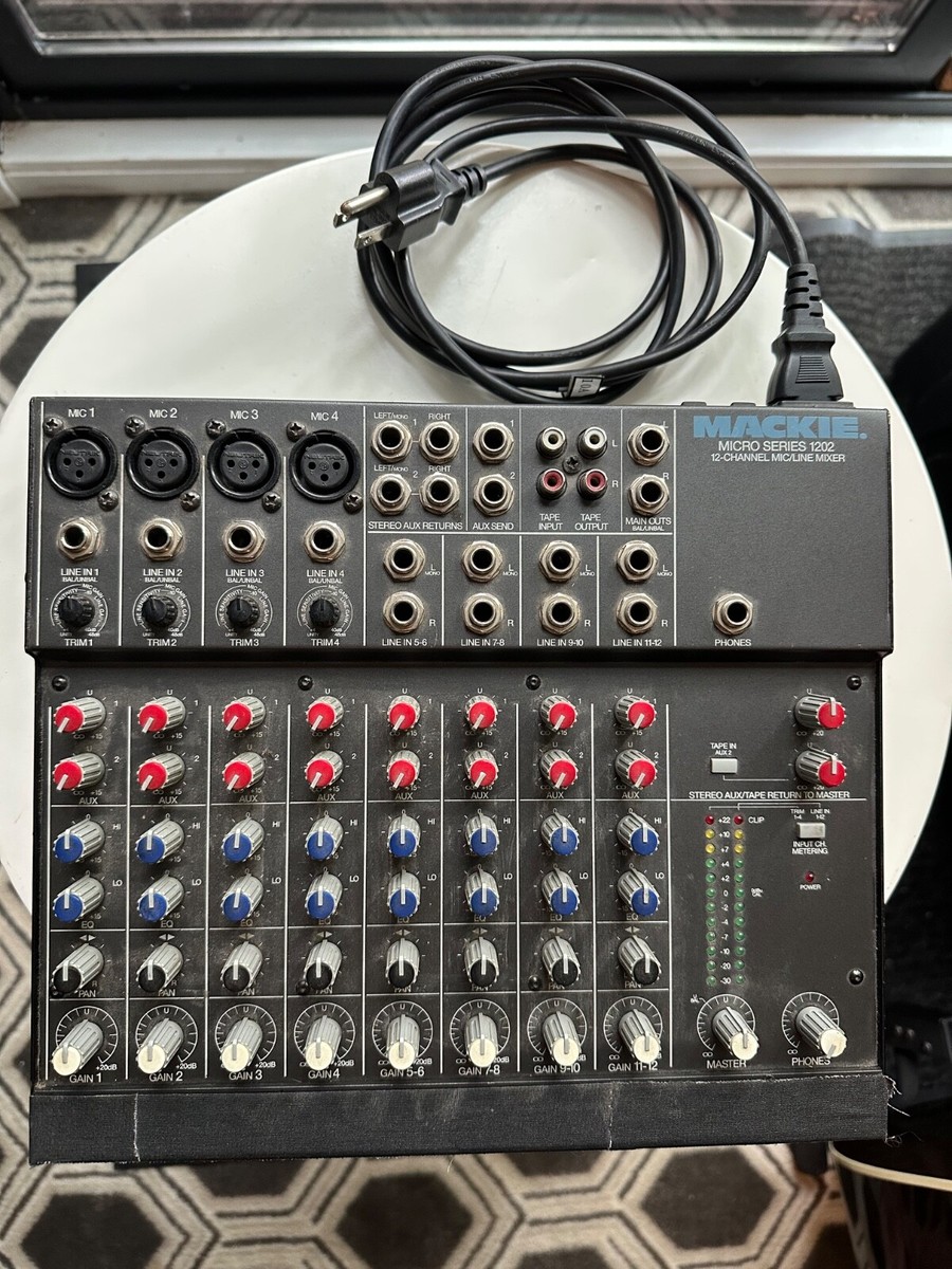 Mackie 1202VLZ 12 Channel Mic Line Mixer for sale online | eBay