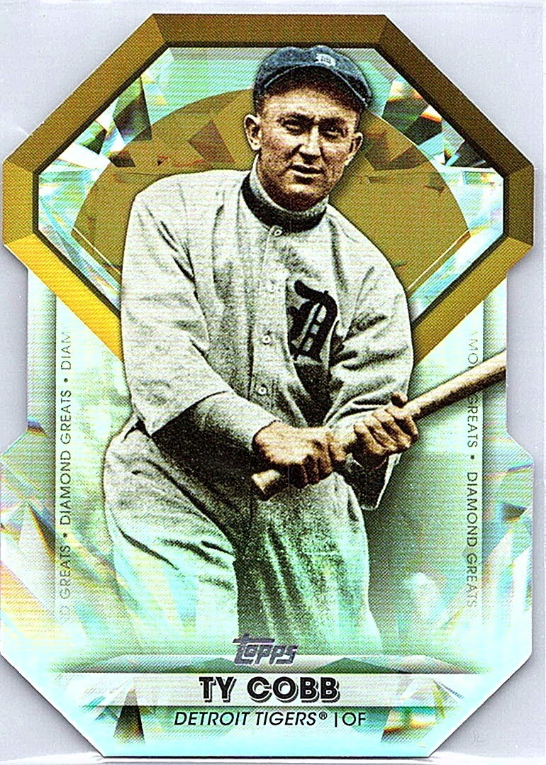 2022 Topps Update Series - Diamond Greats Die-Cuts Ty Cobb #DGDC-34