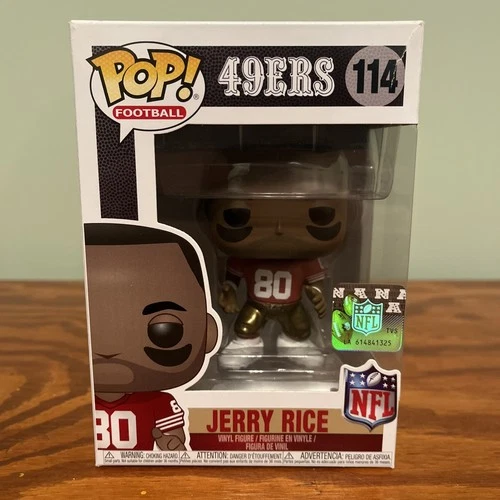 Funko Pop! NFL - San Francisco 49ers - Jerry Rice #114 w/ Protector!!