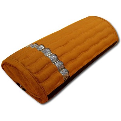 Ereada Amethyst Mini Pillow Bolster 16'' L x 7.5'' W x 3 H - Non-Naturally Rele...