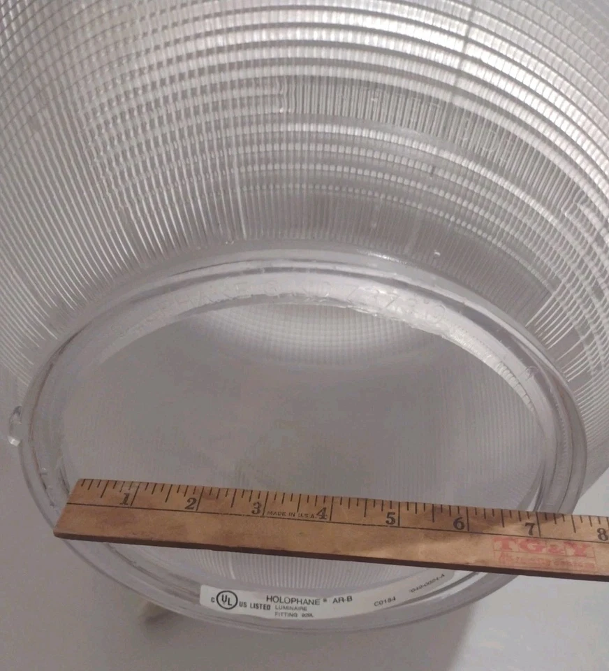 Vintage King Luminaire Glass Globe Only For Street Lamp Or Street Light - Image 4 of 4