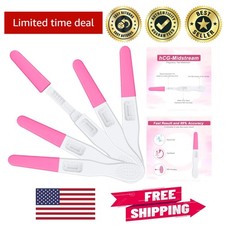 Reliable Early Pregnancy , 5 Count HCG Midstream   With Drier Included