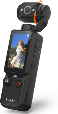 Vlogging Camera 180° Rotating Lens 7Hr Battery 32GB Pocket Body POV Video Audio