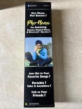 Rare Pho-nana Bluetooth Banana Phone Wireless Headset Banana Telephone Brand New