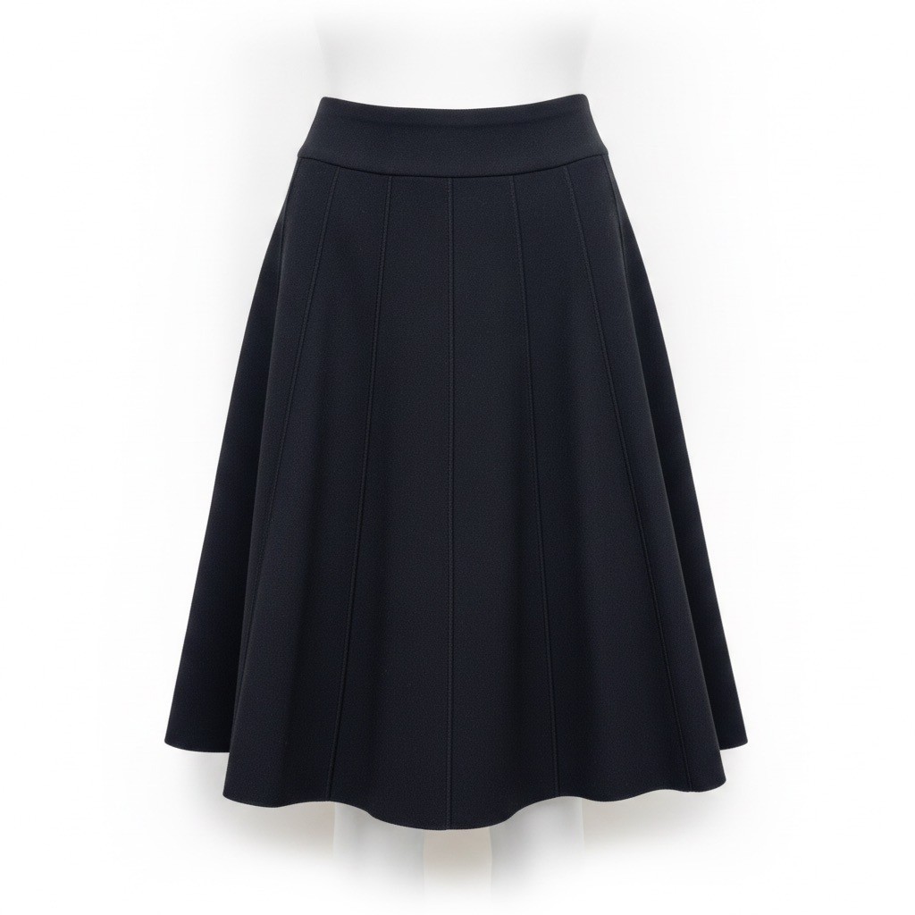 Ann Taylor Womens Black A-Line Skirt Fit & Flare Style Size S