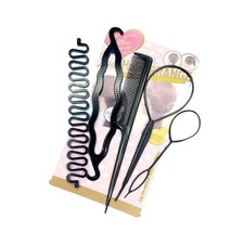 DIY Ponytail Bun Braiding 5 Piece Hair Tool Set