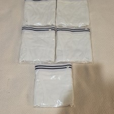 Men's White Briefs 95 Cotton 5 Elastane Solid Pattern Underwear 5-Pack XL