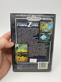 Final Zone Sega Genesis 1990 CIB Complete Tested/Working
