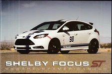 2013-2014 Shelby Focus ST information card Shelby American