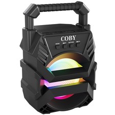 Portable Karaoke Speaker  Bluetooth PA System with Mic Input, LED Party Ligh...