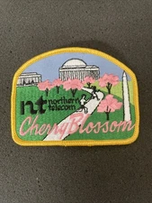 VINTAGE NORTHERN TELECOM CHERRY BLOSSOM RACE COMMENORATIVE PATCH