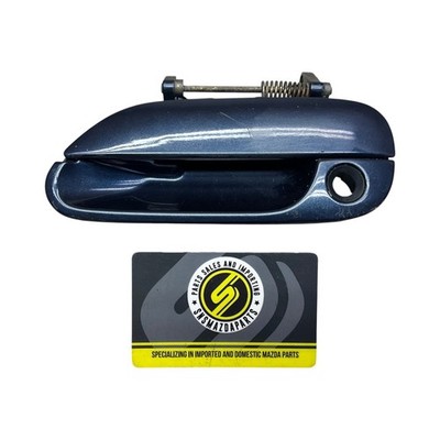 99-05 Mazda Miata MX-5 OEM Left LH Driver Outside Door Handle Razor Blue 28P #3