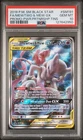 2019 POKEMON SM BLACK STAR PROMO FA/MEWTWO & MEW GX#SM191 PRTNRSHP.TINS PSA 10