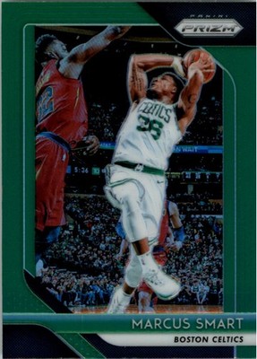 2018-19 Panini Prizm Prizms Green #178 Marcus Smart - BSK
